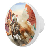 niedlicher Wüstenkaktus Keramikknauf (Rechts)