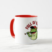 Niedlicher wütender Frosch Tasse (Vorderseite Links)