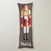 Niedlicher Xmas Nutcracker King Cartoon Seitenschläferkissen (Rückseite (Vertikal))