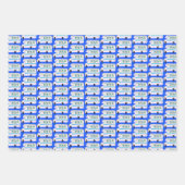 Niedlicher Xmas RV Camper Bäume Motorhome Holiday  Geschenkpapier Set (Vorderseite 3)