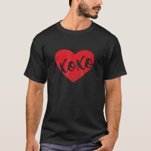 Niedlicher Xoxo-Liebe Valentinstag Herz T-Shirt
