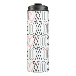 Niedlicher XOXO Valentinstag Thermosbecher