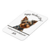 Niedlicher Yappy Yorkie Mother Day Magnet (Linke Seite)
