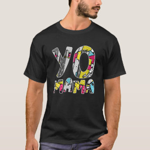Niedlicher Yo Mama Retro Funny 1990S Hip Hop P T-Shirt