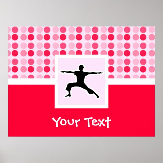 Niedlicher Yoga Poster (Vorne)