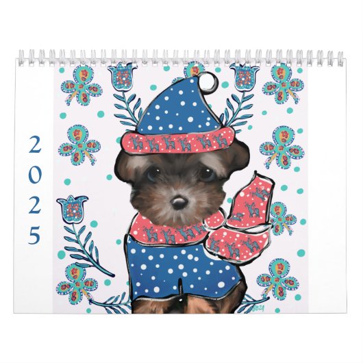 Niedlicher Yorkie-Kalender Kalender (Titelbild)