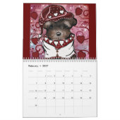 Niedlicher Yorkie-Kalender Kalender (Feb 2027)