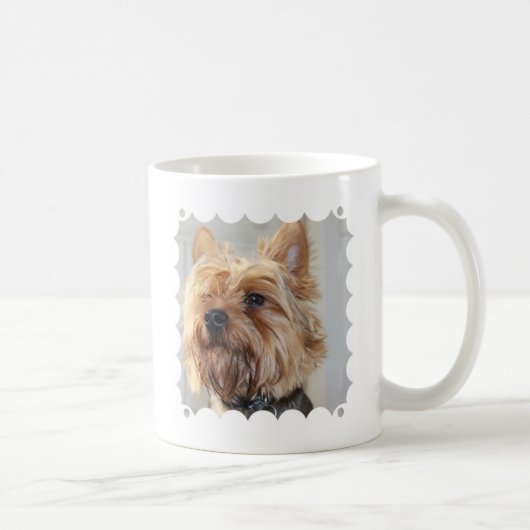 Niedlicher Yorkshire-Terrier Kaffeetasse (Rechts)