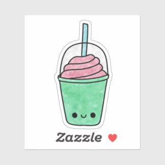 Niedlicher Yummy-Shake Aufkleber