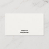 Niedlicher Zahn-Linie Art Pädiatrische Zahnarzt Terminkarte (Rückseite)