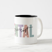 Niedlicher Zahnarzt Zweifarbige Tasse (VorderseiteRechts)