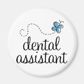 Niedlicher Zahnarztassistent Magnet (Vorne)