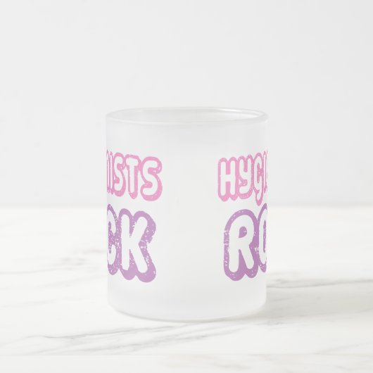 Niedlicher Zahnarzthelfer-Felsen Mattglastasse (Mittel)