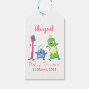 Niedlicher Zahnbürste Zahnpasta-Cartoon Geschenkanhänger