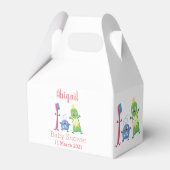 Niedlicher Zahnbürste Zahnpasta-Cartoon Geschenkschachtel (Rückseite)