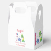 Niedlicher Zahnbürste Zahnpasta-Cartoon Geschenkschachtel (Geöffnet)