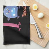 Niedlicher Zahnbürste Zahnpasta-Cartoon Geschirrtuch (Viertel Falte)