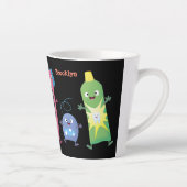 Niedlicher Zahnbürste Zahnpasta-Cartoon Milchtasse (Rechts)