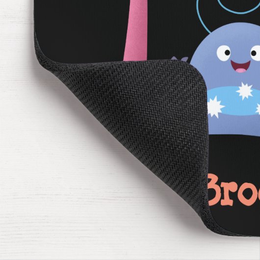 Niedlicher Zahnbürste Zahnpasta-Cartoon Mousepad (Ecke)