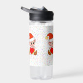 Niedlicher Zauberelf und mehrfarbige Stars Wasserf Trinkflasche (Rechts)