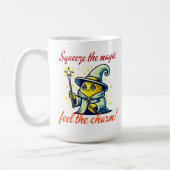 Niedlicher Zauberer Lemon mit Zauberstab Kaffeetasse (Links)