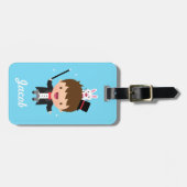 Niedlicher Zaubertrick für Kinder Gepäckanhänger (Vorderseite horizontal)