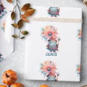 Niedlicher Zaubertrick oder Halloween-Bonbons beha Geschenkpapier