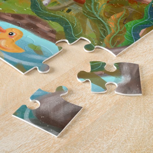 Niedlicher Zauberwald Puzzle (Seite)