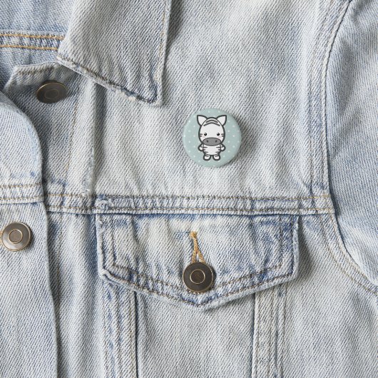 Niedlicher Zebra Button (Beispiel)
