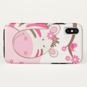 Niedlicher Zebra-Fall Case-Mate iPhone Hülle (Rückseite (Horizontal))