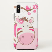 Niedlicher Zebra-Fall Case-Mate iPhone Hülle (Rückseite)