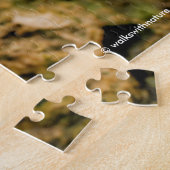 Niedlicher Zebra Finch Songbird auf den Felsen Puzzle (Seite)