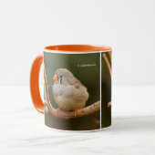 Niedlicher Zebra Finch Songbird Hübsch sitzen Tasse (Vorderseite Links)