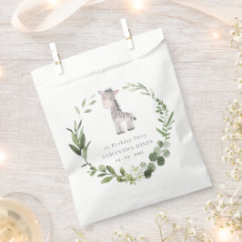 Niedlicher Zebra-Grünfolienkrez jedes Jahr zum Geb Geschenktütchen