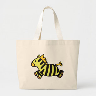 Niedlicher Zebra Jumbo Stoffbeutel