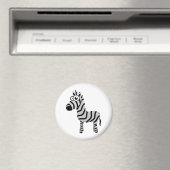 Niedlicher Zebra Magnet (In Situ (Geschirrspüler))