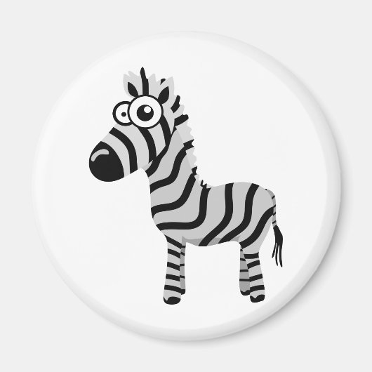 Niedlicher Zebra Magnet (Vorne)