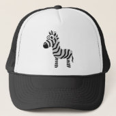 Niedlicher Zebra Truckerkappe (Vorderseite)