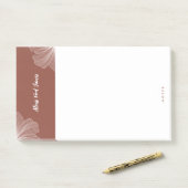 Niedlicher Ziegel Post-it Klebezettel (Auf Schreibtisch)