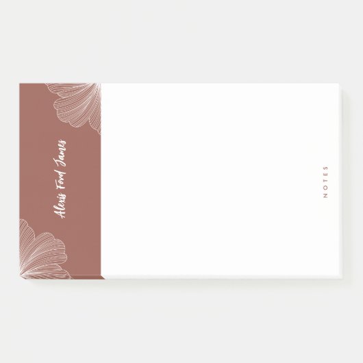 Niedlicher Ziegel Post-it Klebezettel (Vorderseite)