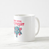 Niedlicher Ziegenkopf Baphomet Kaffeetasse (VorderseiteRechts)