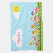 Niedlicher Zirkus Geschirrtuch (Vertikal)