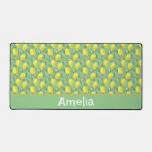 Niedlicher Zitronengelb Schreibtischunterlage (Vorderseite)
