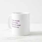 Niedlicher Zitronenkuchen Kaffeetasse (Vorderseite Links)