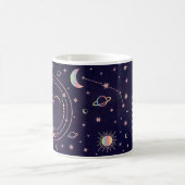 Niedlicher Zodiac Aries Nährwerteinfluss Kaffeetasse (Mittel)