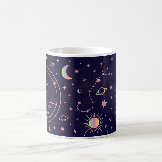 Niedlicher Zodiac-Skorpio-Einfluss Kaffeetasse (Mittel)