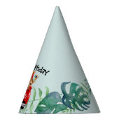 Niedlicher Zoo-Dschungelbauer Traktorjunge Birthda Partyhütchen (Rechts)