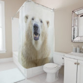 Niedlicher Zoo-Polar Duschvorhang (Beispiel)