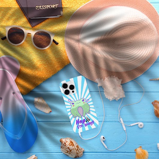 Niedlicher zorniger Frosch Kawaii mit Sternexplosi Case-Mate iPhone Hülle