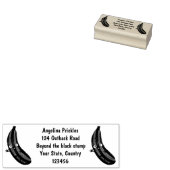 Niedlicher Zucchini-Happy-Cartoon Gummistempel (Stempel)